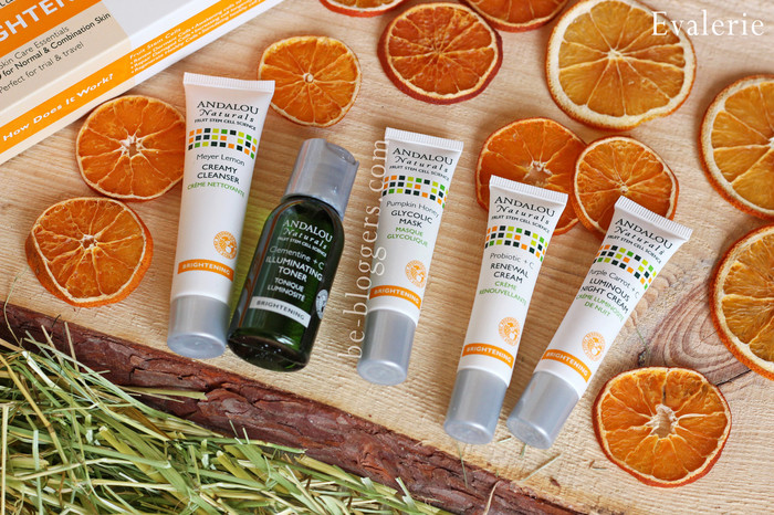 Andalou Naturals Get Started Brightening Skin Care Essentials 5 Piece Kit otzyvy