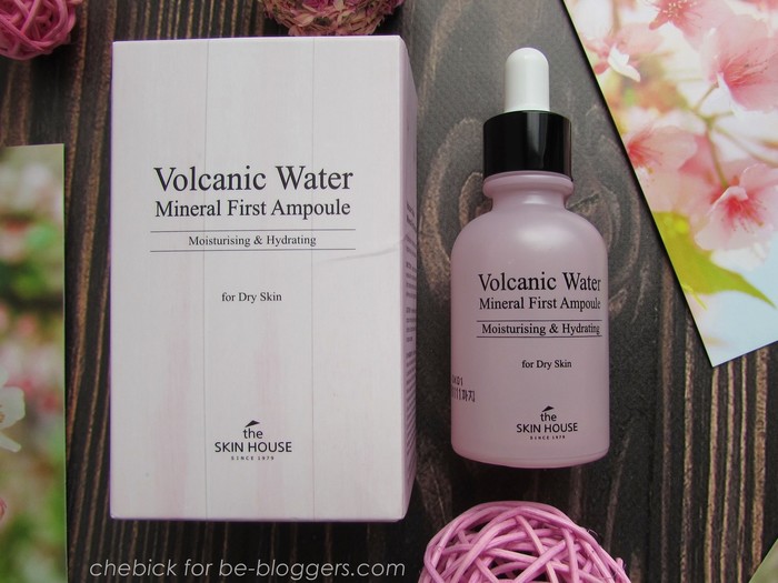 volcanic water mineral first ampoule от the skin house: обзор