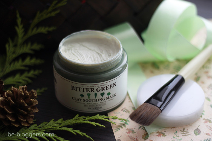 Skinfood Bitter Green Clay Soothing Mask, отзыв