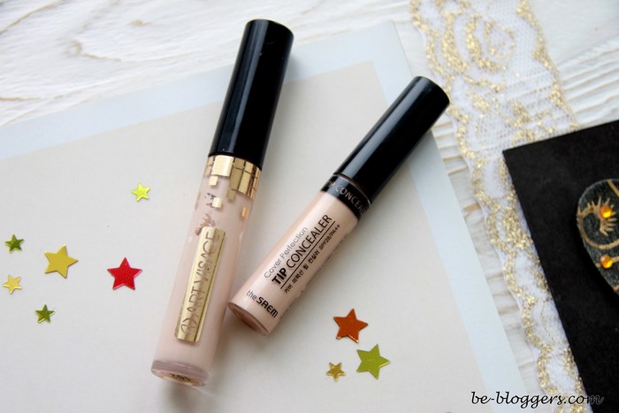 The Saem Cover Perfection Tip Concealer, Арт-Визаж Miracle Touch, отзыв